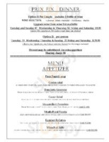 Salvatore's Italian Grille menu