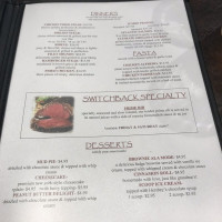 Switchback Grill menu