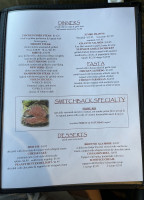 Switchback Grill menu