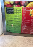 Kings Juice menu