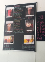 Daisy's Ice Cream menu