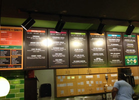 Smoothie Factory menu