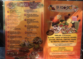 El Kiosko menu