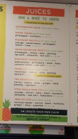 Juiceland menu