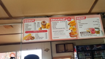 77 Donuts menu