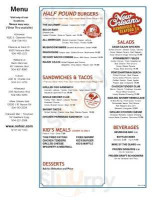 New Orleans Seafood Hamburger Co. menu