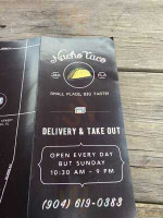 Nacho Taco menu