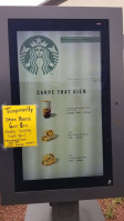 Starbucks menu