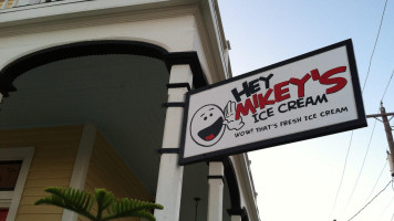 Hey Mikey's Ice Cream outside