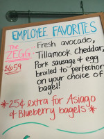 Ultimate Bagel menu