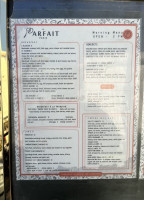 Big E Cafe menu