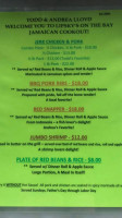 Lipsky's on the Bay Bar, Motel, & Restaurant menu