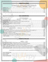 Michael's Diner menu