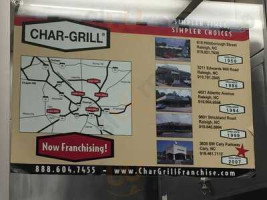 Char-grill menu