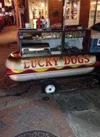 Lucky Dogs outside