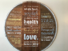 Forage Kitchen menu