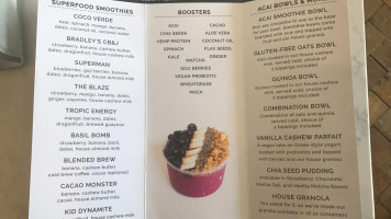 Scooter's Coffee menu