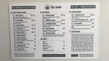 Scooter's Coffee menu