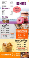 Honeydip Donuts menu