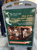 The Paris Cafe menu