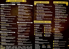 Juice Crafters Los Feliz menu