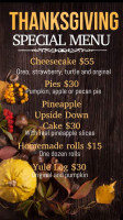 Just Cupcakes menu