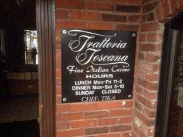 Trattoria Toscana menu