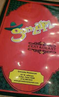 Gonzalez menu