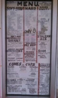 Michael Gelina's Ice Cream menu