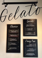 Pinolo Gelato menu