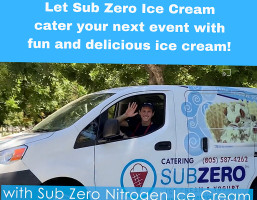 Sub Zero Nitrogen Ice Cream outside