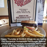 Smitty's Wings menu