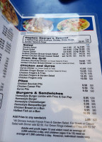 Rainbow Donuts menu