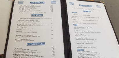 Tiny's menu