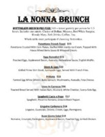 La Nonna Ristorante Bar menu