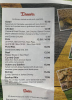 Island Spice Caribbean menu