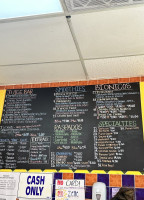 The Nutrition Corner menu