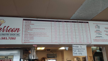 Taqueria El Rey de Oros menu