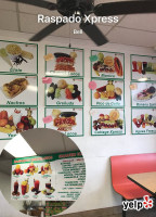 Raspado Xpress menu