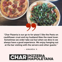 Char Pizzeria Napoletana menu