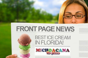 Michoacana Ice Cream logo