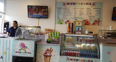 Michoacana Ice Cream inside