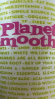 Planet Smoothie menu