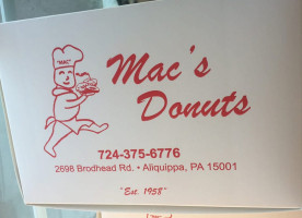 Mac's Donut Shop logo