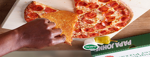 Papa Johns Pizza food