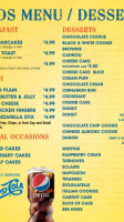 Bagels Plus menu