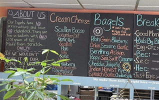 Bagel Time menu