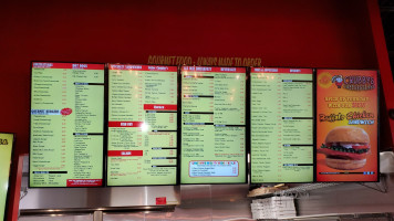 Burger King menu