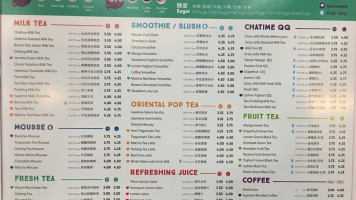 Chatime menu