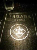 Takara Sushi menu